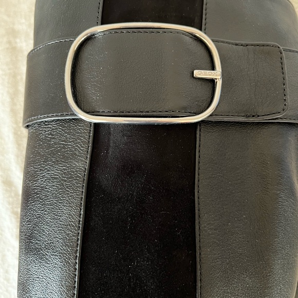 Geox Respira Black Leather/Suede Boot - Picture 3 of 7